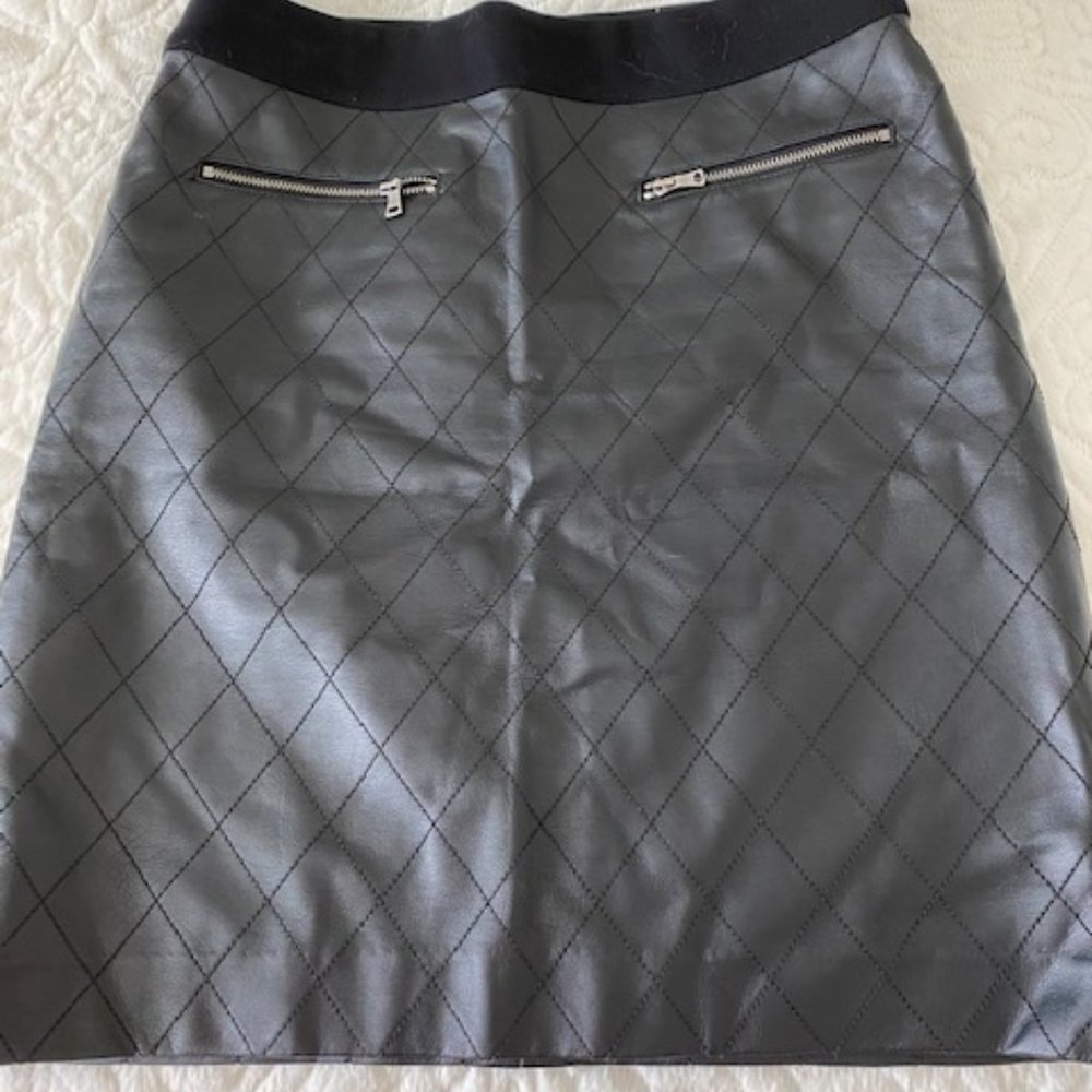 Ann Taylor Faux Leather Skirt